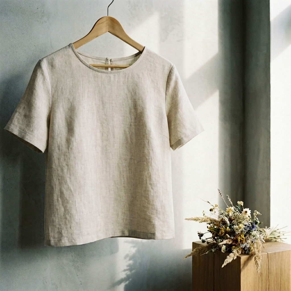 Blusa Lino Natural
